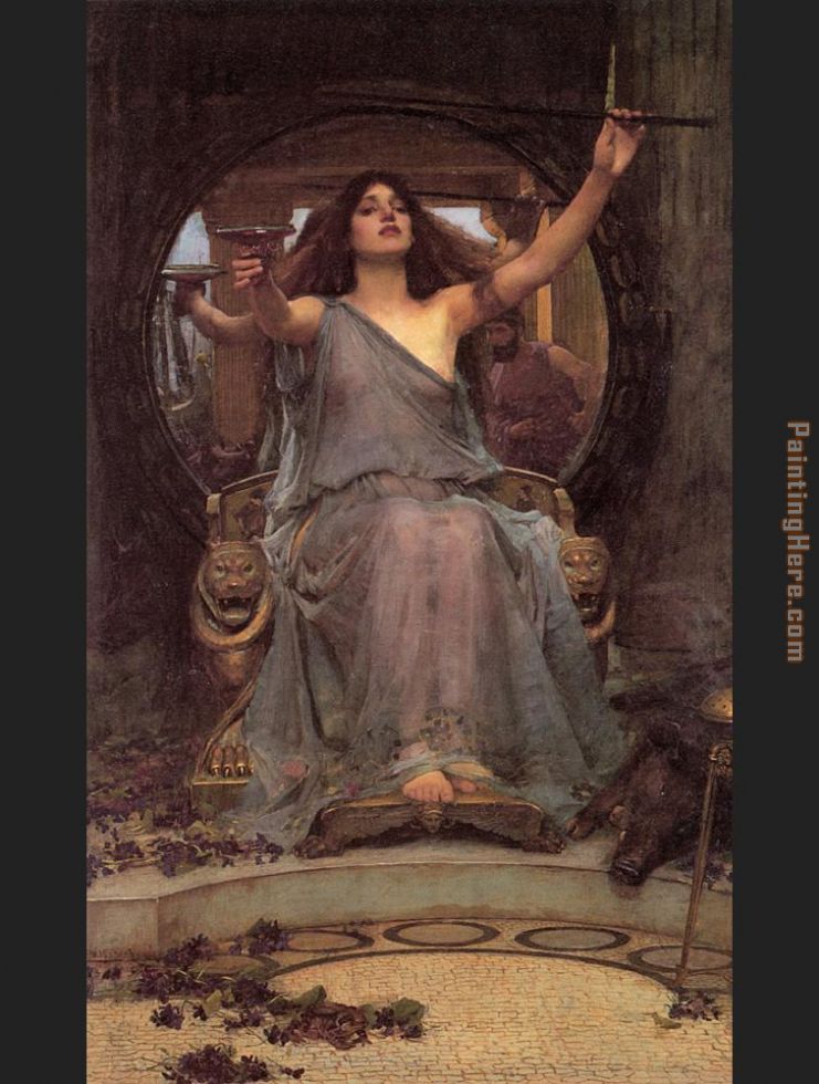 Circe offering the Cup to Ulysses